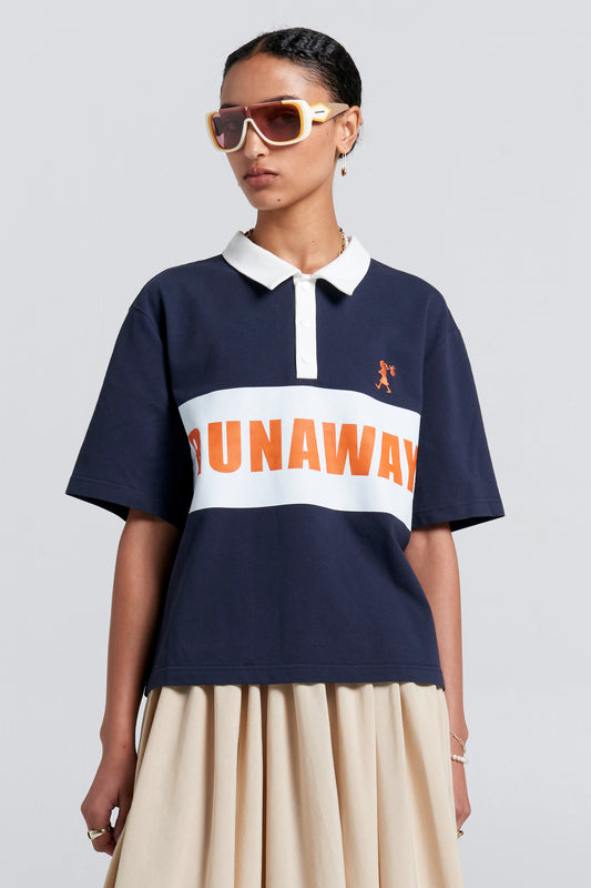 Runaway Rugby Jersey Navy/Cream