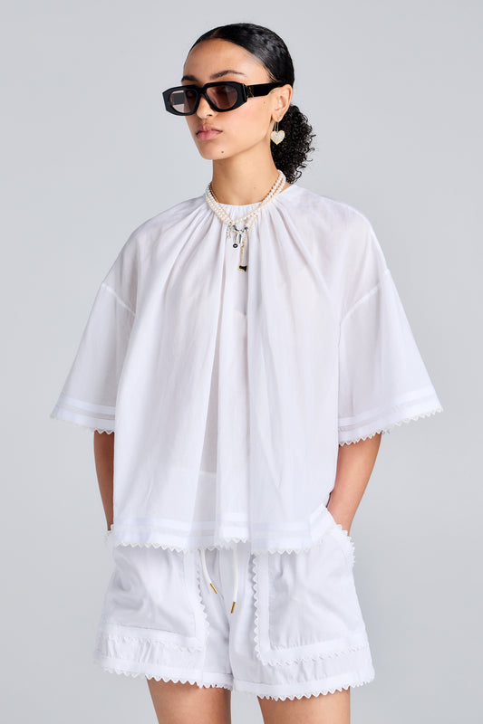 Field Blouse White