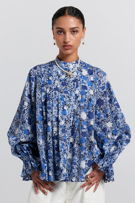 Furrow Shirt Blue Multi