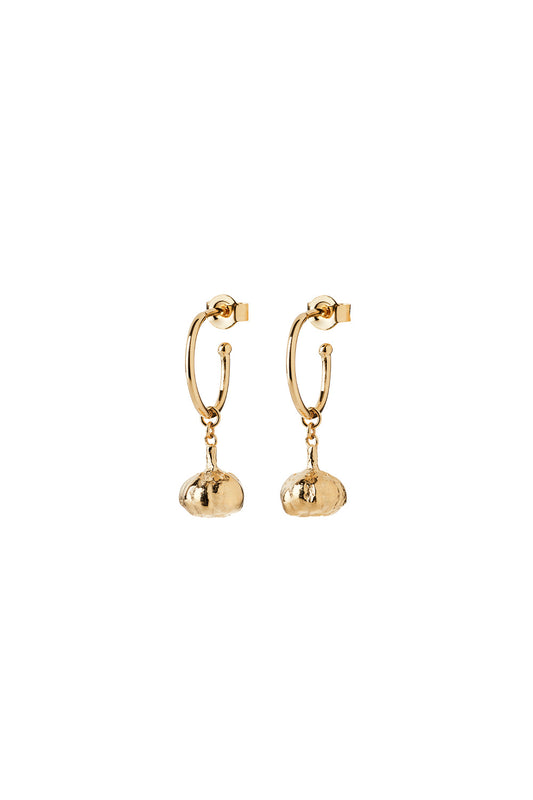 Garlic Earrings Gold