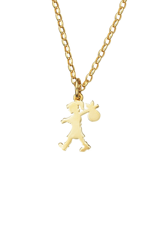 Runaway Girl Necklace Gold-Plated