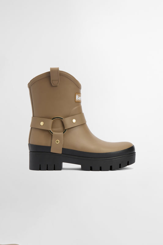 Elley Harness Welly Military Brown