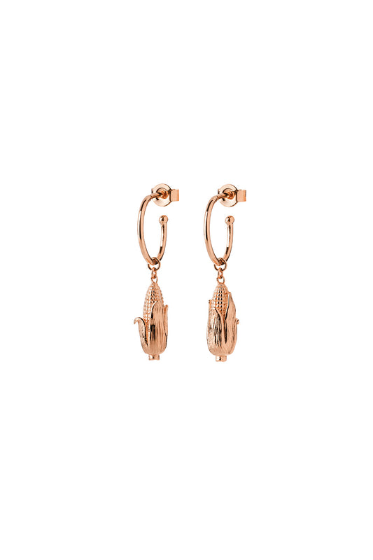 Sweet Corn Earrings Rose Gold