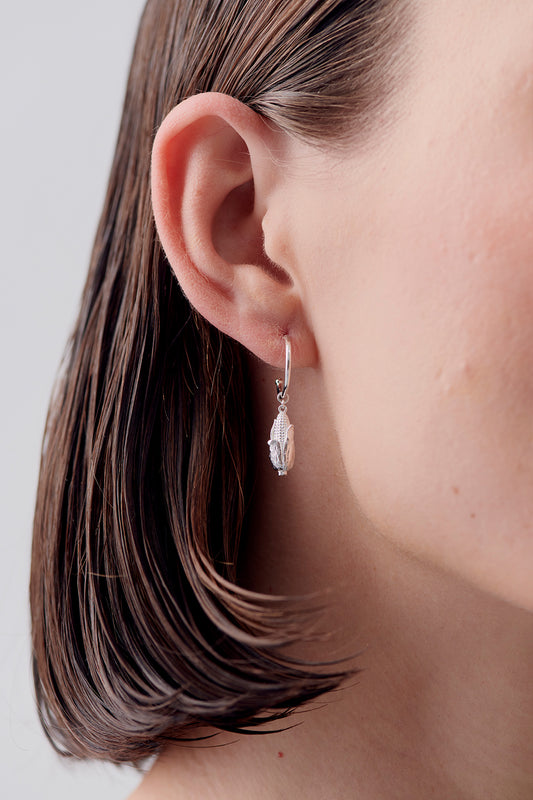 Sweet Corn Earrings Silver