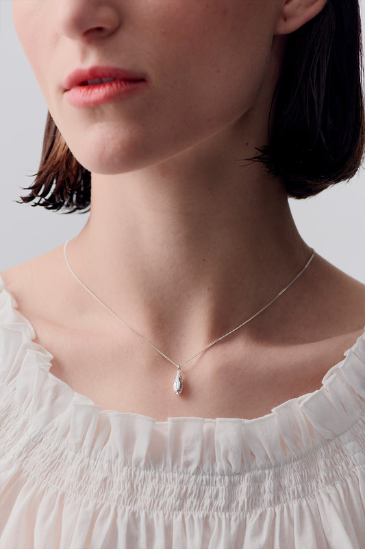 Sweet Corn Necklace Silver